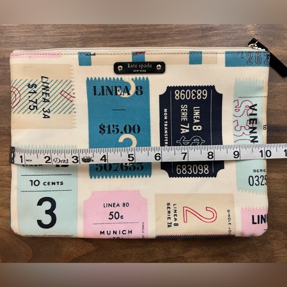 Kate Spade Ticket Pattern Clutch - Picture 4 of 5